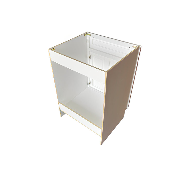 Vanity Atelier 24'' Single Bathroom Vanity Sink Base Cabinet in White ...